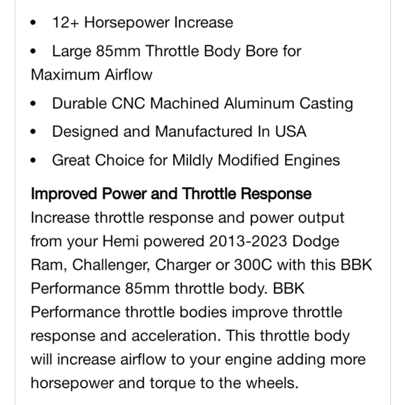 New in box throttle body - Picture 3 of 7